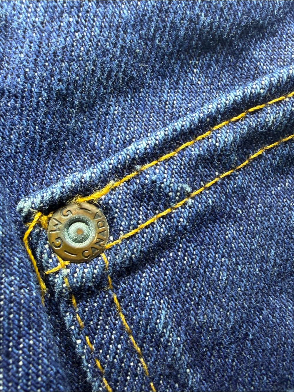 VTG GWG 1980s ( Great Western Garment Co) Rigid jeans 36x32tag (33x31 measured) - Picture 9 of 12